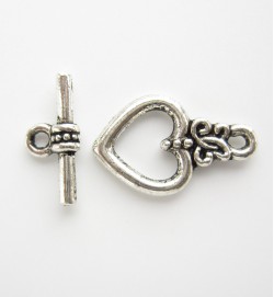 Heart Toggle Clasp